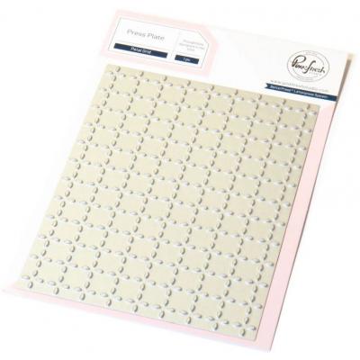 Pinkfresh Studio Press Plate - Petal Grid